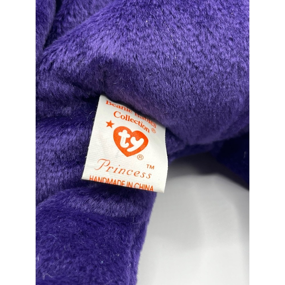 RARE Ty Beanie Babies Princess The Bear - Picture 3 of 4